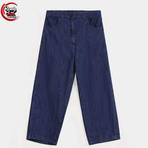 KY Blue Light Wash Plain Straight Leg Denim Pants <b>Women</b> Designer <b>Jeans</b> HIgh Waist <b>Baggy</b> <b>Jeans</b> <b>Women</b> - Product Image 4