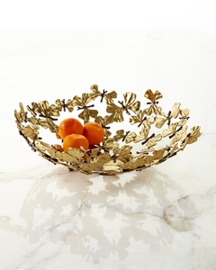 Trending Design Serving Tray <b>Leave</b> Gold Aluminum for Restaurant Dinnerware Hotel home decor Unique design serving tray tabletop - Product Image 5