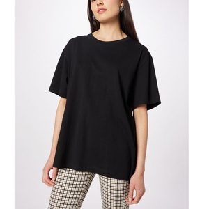 Camisetas básicas para mujer, camisetas simples sólidas sueltas de algodón para mujer, camisetas de verano de gran tamaño para mujer 2025, proveedor de BD - Product Image 4