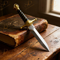 Épée courte en mousse PU, poignard sombre, accessoire de cosplay d'Halloween, masque facial intégral respirant NED S34 à impression numérique, tendance, 12-14 ans