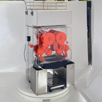 Extracteur de jus d'orange électrique commercial en acier inoxydable 304 haute productivité pour usine de transformation de fruits avec moteur
