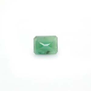 Saphir vert naturel taille émeraude de 4,05 carats, saphir taille Asscher créé en laboratoire, pierre de lune, opale pour la fabrication de bijoux - Product Image 2