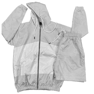 Luxury Custom <b>Men's</b> Summer Two-Piece Set Breathable Printed Windbreaker and <b>Shorts</b> Customizable Hoodies and <b>shorts</b> Outfit <b>Men's</b> - Product Image 1