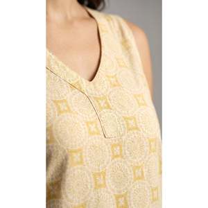 Camisón Corto de Doble Tela Suave Premium para Mujer, Camisón Transpirable con Estampado y Media Manga para un Look Informal y Atractivo - Product Image 4