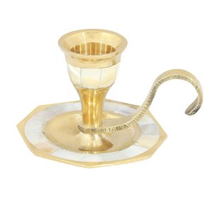 Palo de cámara de nácar de Venta caliente con mesa decorativa utilizada en el hogar y las fiestas portavelas - Product Image 1