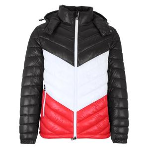 Chaqueta acolchada de nailon brillante estilo OEM de moda, abrigo de invierno acolchado, cuello alto, estilo informal para hombre - Product Image 6