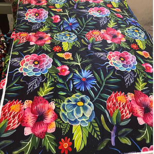 2025 nueva llegada gran oferta completamente impresa ropa de playa tela gran oferta tela Polinesia precio barato nueva tela de Lava - Product Image 2