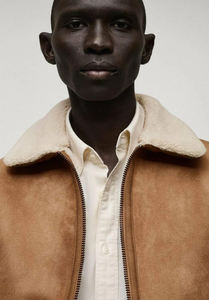 Chaquetas de Cuero de Manga Larga para Hombre, Personalizadas al por Mayor, con Logotipo Frontal, Cuero Importado de Alta Calidad, Resistentes al Viento e Impermeables - Product Image 3