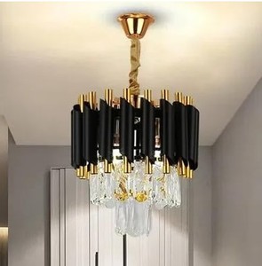 Contemporary Antique Cheap Black <b>Crystal</b> <b>Chandelier</b> <b>Crystal</b> Hanging Lighting for Hotel - Product Image 3