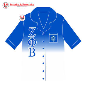 Zeta Phi Beta Sorority Embroidery Women <b>Satin</b> Silk <b>Pajama</b> set | ZPB Sorority Embroidered <b>Satin</b> Silk Women Set Ladies <b>Pajama</b> set - Product Image 5