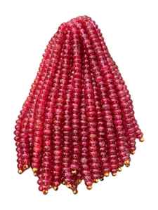 3mm 4mm <b>Red</b> Burmese Spinel Faceted Rondelle <b>Beads</b> Natural Loose Gemstone Strand for Necklace Bracelet Jewelry Making Wholesale - Product Image 4