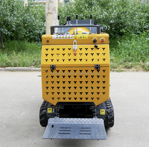 Mini bétonnière automotrice sur chenilles économique et robuste, haute mobilité, avec pompe et moteur, productivité 10 m³/h, 300 dm³ - Product Image 6