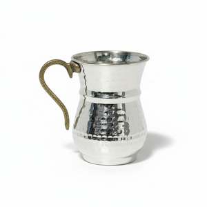 Carafe en cuivre et tasse à babeurre en métal durable - Product Image 3