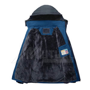 Chaqueta de nieve para hombre más vendida, hecha a medida, de gran tamaño, con capucha, a prueba de viento, cierre de cremallera, último diseño, precio - Product Image 2