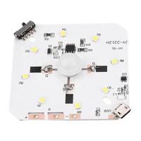 PIR Motion Sensor LED HumanBody Infrared Induction Night Light Circuit Board USB Charging Rechargeable Night Lamp Control Modul
