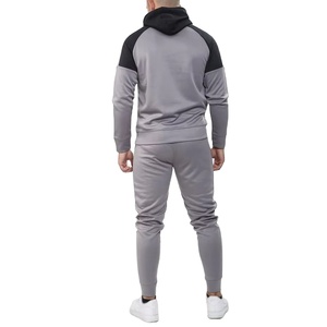 Ensemble de survêtement à capuche pour homme, délavé à l'acide, color block, style streetwear automne, vente en gros, vêtements de sport personnalisés 2026 - Product Image 5