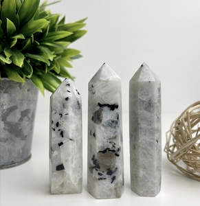 Rainbow Moonstone Quartz Tower Agate Healing Natural Wholesale Tower Point Moonstone Energy Obelisk Crystal <b>Craft</b> Tower Point - Product Image 3