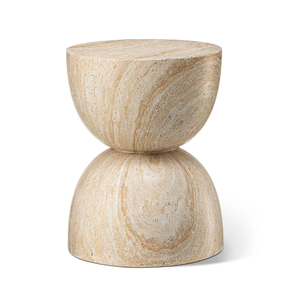 MESA AUXILIAR DE FIBRA DE VIDRIO MUEBLES DE GRES DE PRODUCCIÓN ÉTICA Y HECHO A MANO MESA Y CONSOLAS DE DECORACIÓN DEL HOGAR - Product Image 1