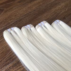 Paquets de cheveux doux ondulés naturels vierges bruts vietnamiens non traités à cuticules alignées Extensions de cheveux humains Fournisseurs d'os droits - Product Image 1