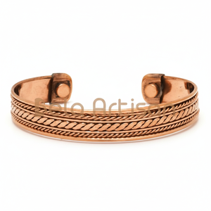 Brazalete de cobre hecho a mano, joyería Vintage de primera calidad al por mayor, Material de latón para fiesta, pendientes elegantes - Product Image 6
