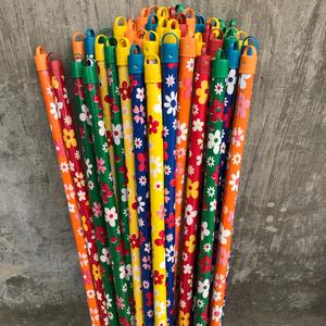 Good Quality Flower <b>Wooden</b> <b>Broom</b> <b>Handle</b> Length120cm, Diameter 2.2cm Household/ <b>Broom</b> Sticks - Product Image 6