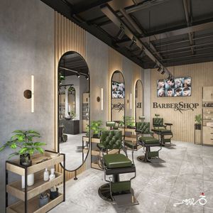 Muebles de Salón de Madera Modernos, Duraderos, Ecológicos y de Alta Gama, Portátiles, para Peluquería, Centro Comercial, Gimnasio, Comedor, Hotel, Uso Personalizado para Hombres - Product Image 3