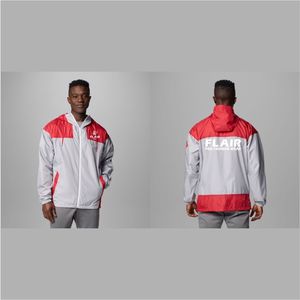 Veste coupe-vent imperméable et respirante pour homme, avec fermeture éclair, pour la course à pied et la pluie - Product Image 2