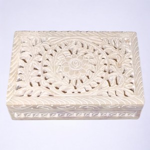 Handmade <b>Large</b> Stone Carving Ring <b>Box</b> Custom Logo 15 x 10 cm Rectangular Polished Finish for Valentine's Day Jewelry <b>Gifts</b> - Product Image 3