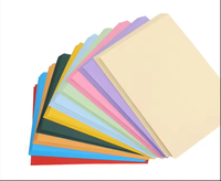 Meilleure qualité 180gsm A4 taille carton non couché finition couleur unie papier cartonné pour vêtements prix compétitif