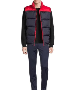 Meilleure vente col montant hommes sans manches gilet bouffant hommes gilet bouffant hiver matelassé rembourré sans manches gilets bouffants personnalisés - Product Image 3