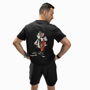 Camiseta Oversize Padel Bro 300g de Gran Gramaje con Estampado Sólido - Product Image 1