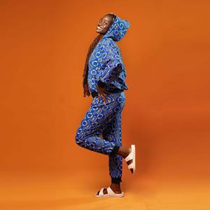 Ensemble de jogging à capuche coupe-vent imprimé par sublimation 100% coton taille personnalisée vêtements de sport jogging d'hiver - Product Image 5