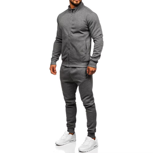 Chándales OEM con logotipo personalizado para hombre, chándales para gimnasio, ropa deportiva, chándales de entrenamiento, traje para correr, conjunto de dos piezas con capucha y pantalones - Product Image 3