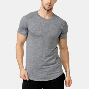Camiseta de Hombre con Dobladillo Curvo, Diseño Nuevo, Suministro de Fábrica al por Mayor, Tejido de Punto, Spandex/Algodón, Secado Rápido - Product Image 4