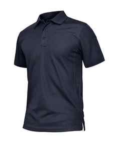 Men Tactical Golf Polo <b>Shirt</b> Short Sleeve Quick-Dry <b>Moisture</b>-<b>Wicking</b> Lightweight Performance Polo for Golf Casual polo t-<b>shirt</b> - Product Image 1