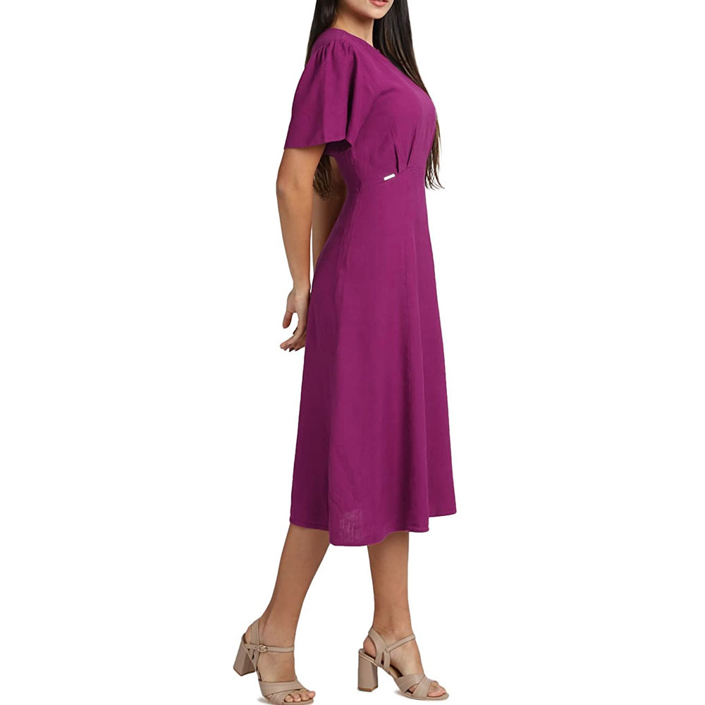 chinese dress ladies Tawni Linen Dress White / Medium