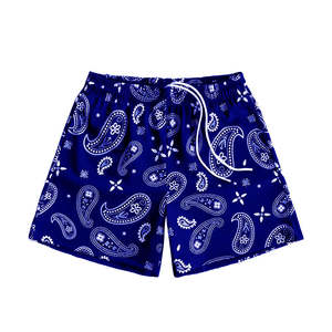 เหนือเข่ากางเกงขาสั้นผ้าโพลีเอสเตอร์สองชั้นหนา5นิ้วออกแบบได้ตามต้องการพิมพ์ลายทั้งหมด - Product Image 3