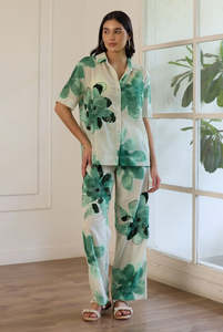 Chất Lượng Hàng Đầu Mùa Hè Nặng Aruba In Thiết Kế Mới Nuôi Dạy Con Bông Dây Đặt Cho Phụ Nữ Mặc Cho Trên Toàn Thế Giới Xuất Khẩu Từ Ấn Độ - Product Image 5