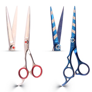 กรรไกรตัดผมสแตนเลสสตีลสำหรับมืออาชีพ ทนทานต่อการกัดกร่อน คมกริบ และใช้งานได้ยาวนาน - Product Image 1