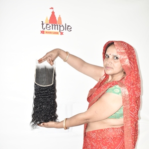 Extensiones de Cabello Humano Natural Virgen 100% de Color Natural Indio, Cierre HD 6x6, Liso, con Cutícula Alineada, para Mujer - Product Image 2