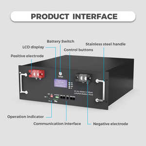 Batterie de stockage d'énergie domestique 15 kWh 48 V 51,2 V, UPS, pack de batteries Lifepo4 300 Ah, montage en rack, batterie lithium-ion 15 kWh, protection IP65, CAN - Product Image 4