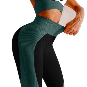 Conjuntos de Yoga Personalizados para Mujer, Otoño 2025, Leggings Deportivos de 2 Piezas, Cintura Elástica, Color Personalizable, Secado Rápido y Transpirable - Product Image 4