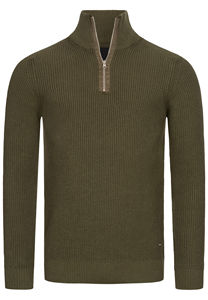 Sweat-shirt pour homme à demi-zip, logo personnalisé, design unique, molleton de coton 500GSM, épaules tombantes, style hip-hop - Product Image 3