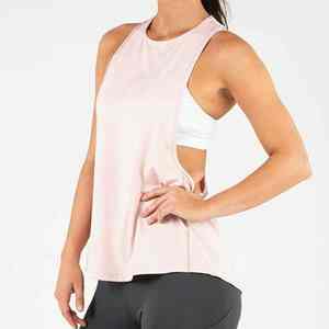 Camisetas sin mangas atléticas de gimnasio personalizadas para mujer, chaleco de entrenamiento de verano al por mayor, Camiseta de algodón para correr, camiseta sin mangas con sublimación de talla grande - Product Image 4