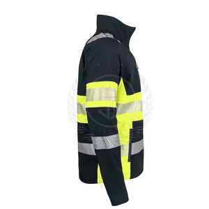 Custom Design Reflective Breathable CE Certified Safety <b>Jacket</b> Premium Quality Unisex Lightweight - Product Image 5