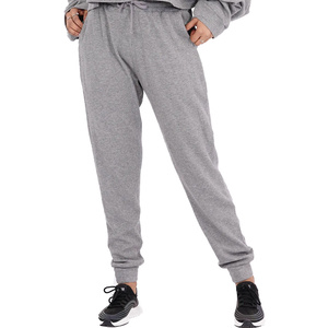 Pantalones para correr con estilo para mujer con cintura elástica y bolsillos laterales perfectos para uso diario gimnasio Fitness y moda informal de calle - Product Image 1