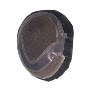 Toupee para Hombre Taz Hair, Peluca de Cabello Humano 100%, Densidad Cruda 60%-150%, Cabello Indio Remy, Resistente al Agua, Ondulado - Product Image 5