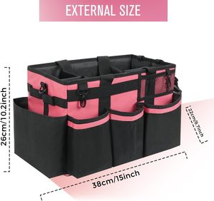 Organizador de Cocina con Asa y Correas para Hombro, Bolsa de Poliéster de Gran Capacidad con 4 Divisores Plegables, ¡Oferta! - Product Image 2