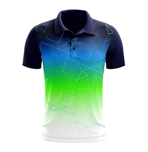 OEM servicio hecho en fábrica al por mayor precio barato deportes Jersey para los hombres de manga corta Slim Fit Casual impreso Jersey Polo - Product Image 5