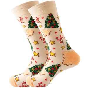 Christmas custom <b>socks</b> crafted with warm design and custom holiday elements ideal for winter gifting and parties - Product Image 4